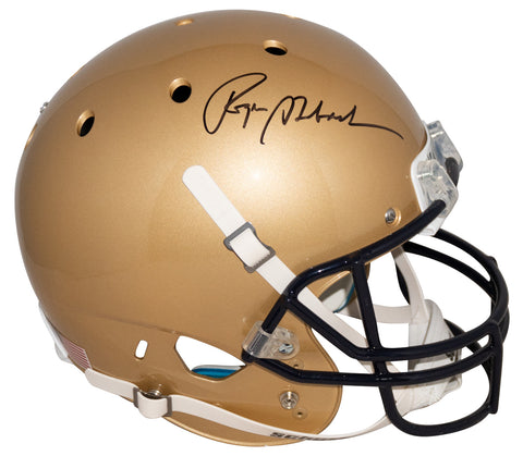 ROGER STAUBACH SIGNED NAVAL NAVY MIDSHIPMEN GOLD FULL SIZE HELMET JSA