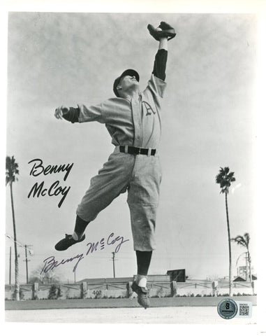 Benny McCoy Autographed Oakland Athletics 8x10 Photo Beckett 45229