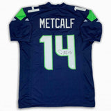 DK Metcalf Autographed SIGNED Jersey - Navy - Beckett Authentic