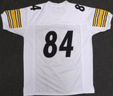 PITTSBURGH STEELERS ANTONIO BROWN AUTOGRAPHED WHITE JERSEY BECKETT BAS 126632