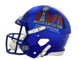 MATTHEW STAFFORD / COOPER KUPP Autographed Champs Logo Authentic Helmet FANATICS