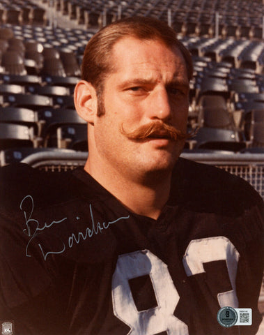 Ben Davidson Autographed Oakland Raiders 8x10 Photo Beckett 45657