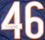 Doug Plank Signed Chicago Bears Jersey "46 D" (JSA COA) 1975 Draft Pk Ohio State