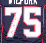 Vince Wilfork Signed New England Patriots Jersey (JSA COA)5xPro Bowl Nose Tackle