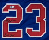 Mark Aguirre Signed Detroit Pistons Jersey Inscribed "Back-Back" (Beckett) Frwrd