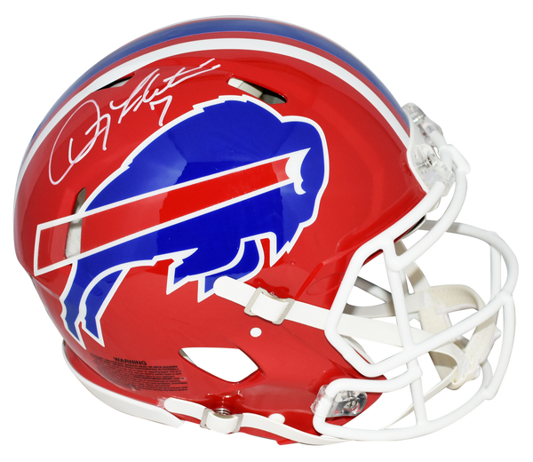 DOUG FLUTIE AUTOGRAPHED SIGNED BUFFALO BILLS SPEED AUTHENTIC HELMET BECKETT