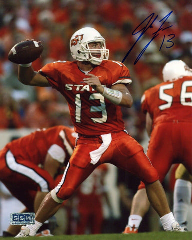 JOSH FIELDS AUTOGRAPHED SIGNED OKLAHOMA STATE COWBOYS 8x10 PHOTO COA