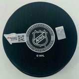 JORDAN EBERLE Autographed Seattle Kraken Logo Puck FANATICS