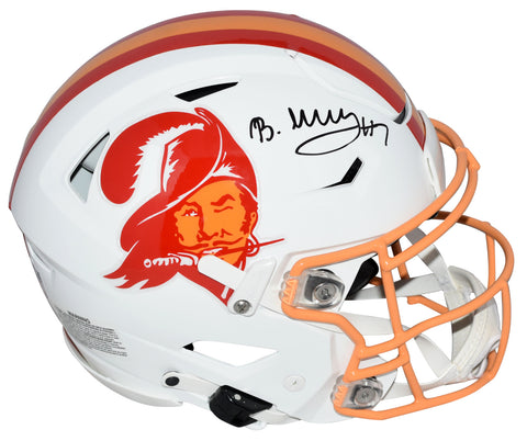 BUCKY IRVING SIGNED TAMPA BAY BUCCANEERS THROWBACK AUTHENTIC SPEEDFLEX HELMET