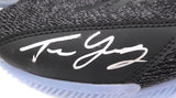 Trae Young Autographed Adidas Shoe Hawks 12.5 (Smudged) Beckett BL93431