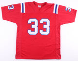 Dion Lewis Signed Patriots Jersey (JSA COA) 3 T.D's in 1 Playoff Game 01/15/17