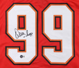 Warren Sapp Signed Tampa Bay Buccaneers Jersey (Beckett) Super Bowl XXXVII Champ