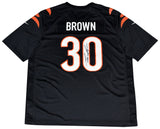 CHASE BROWN AUTOGRAPHED CINCINNATI BENGALS #30 BLACK NIKE JERSEY BECKETT