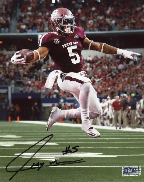 TRAYVEON WILLIAMS AUTOGRAPHED SIGNED TEXAS A&M AGGIES 8x10 PHOTO COA