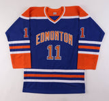 Mark Messier Signed Edmonton Oilers Jersey (JSA) 6xStanley Cup Champion Center