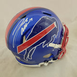 JOSH ALLEN SIGNED BUFFALO BILLS F/S FLASH SPEED AUTHENTIC HELMET BECKETT COA