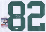 Don Beebe Signed Packers Jersey (JSA COA) Green Bay Super Bowl XXXI Champ W.R.