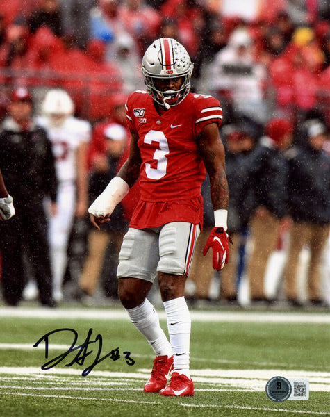 Damon Arnette Autographed Ohio State Buckeyes 8x10 Photo Beckett 47329