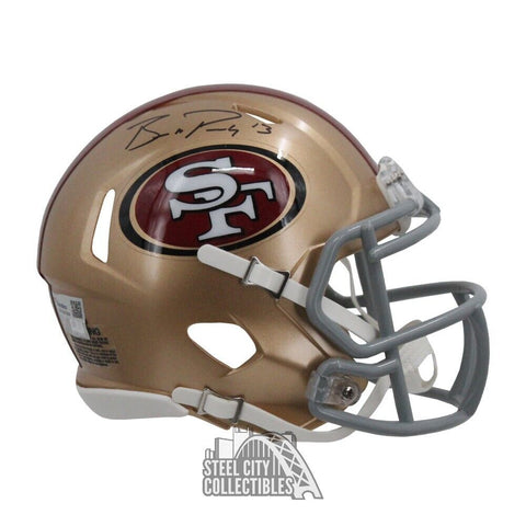 Brock Purdy Autographed San Francisco Speed Mini Football Helmet - Fanatics