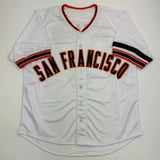 Autographed/Signed Matt Williams San Francisco White Baseball Jersey JSA COA