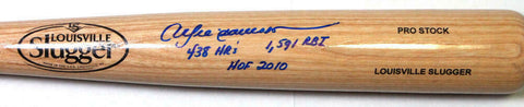 Andre Dawson Signed Blonde Louisville Slugger Baseball Bat w/ 3 Insc- JSA W Auth