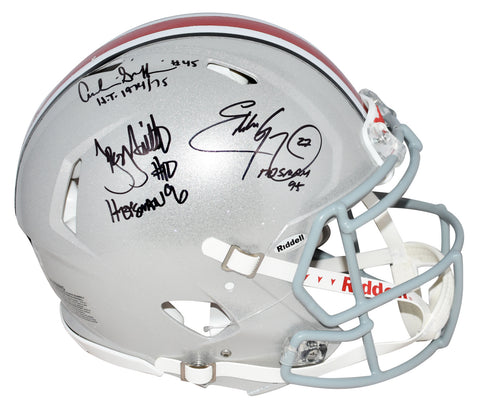 ARCHIE GRIFFIN EDDIE GEORGE TROY SMITH SIGNED OHIO STATE AUTHENTIC SPEED HELMET