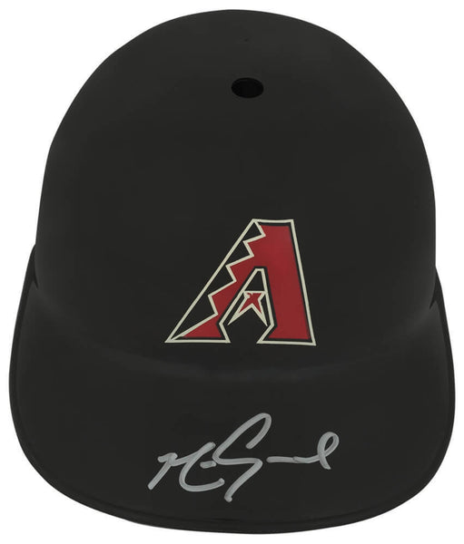 Mark Grace Signed Diamondbacks Souvenir Replica Batting Helmet - (SCHWARTZ COA)