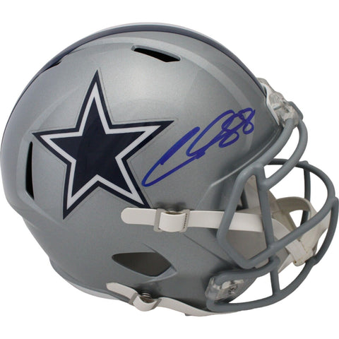 CeeDee Lamb Autographed Dallas Cowboys F/S Helmet Beckett 27667