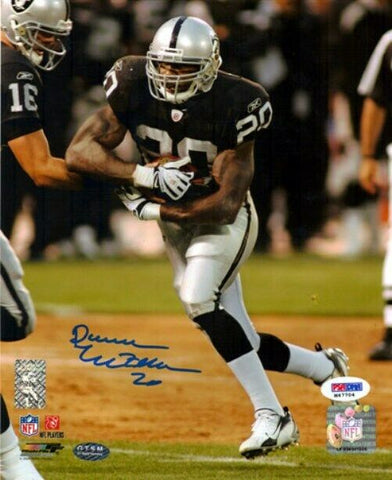 DARREN MCFADDEN AUTOGRAPHED SIGNED 8X10 PHOTO OAKLAND RAIDERS PSA/DNA 15096