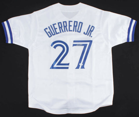 Vladimir Guerrero Jr Signed Blue Jays Jersey (JSA COA) Toronto Rookie Phenom