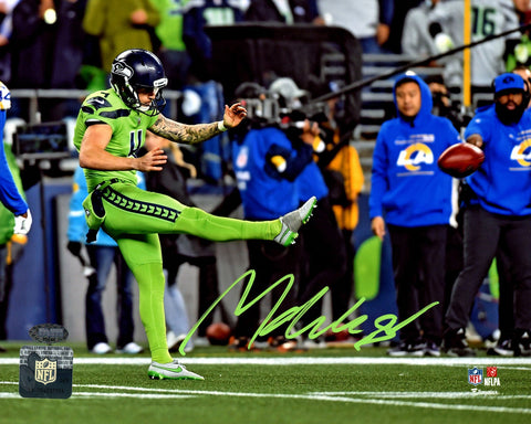 MICHAEL DICKSON AUTOGRAPHED 8X10 PHOTO SEAHAWKS DOUBLE PUNT MCS HOLO 200284