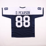 Drew Pearson Signed Dallas Cowboy Throwback Jersey (JSA COA) 3xPro Bowl Receiver