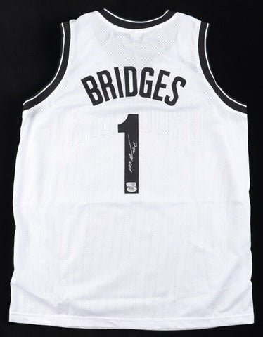 Mikal Bridges Signed Brooklyn Nets Jersey (PSA COA) 2xNCAA Champions / Villanova