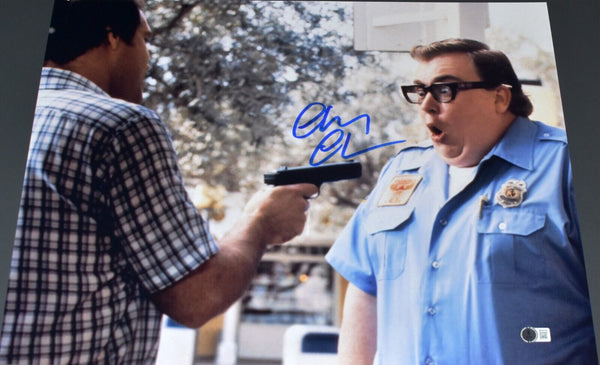 CHEVY CHASE SIGNED NATIONAL LAMPOON'S VACATION JOHN CANDY 16x20 PHOTO BECKETT