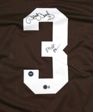 Mark Moseley Autographed Brown Pro Style Jersey w/ MVP - Beckett W Hologram