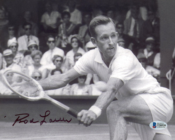 Rod Laver Authentic Signed 8x10 Black & White Photo Autographed BAS #T20520