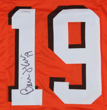 Bernie Kosar Signed Cleveland Browns Jersey (PSA Holo) 2xPro Bowl Q.B U.of Miami