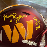 Mark Rypien Autographed Signed SB MVP Washington Commanders Mini Helmet Beckett