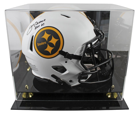 Steelers Joe Greene "HOF 87" Signed Lunar F/S Speed Proline Helmet W/ Case BAS W