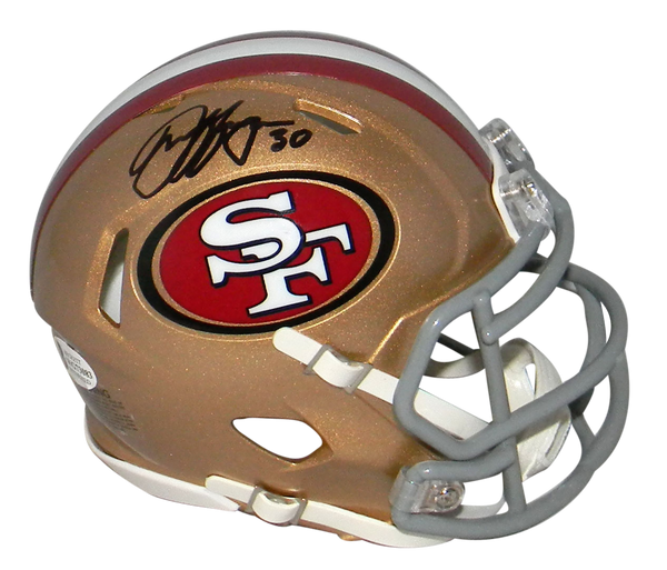 JEFF WILSON JR AUTOGRAPHED SIGNED SAN FRANCISCO 49ERS SPEED MINI HELMET BECKETT