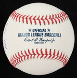 Andre Dawson Signed OML Hall of Fame Logo Baseball Inscribed "HOF 2010" JSA COA