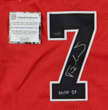 Toni Kukoc Signed Chicago Bulls Jersey Inscribed "HOF 21" (Schwartz Sports COA)