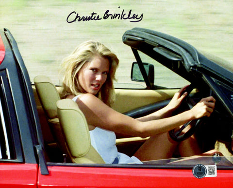 CHRISTIE BRINKLEY AUTOGRAPHED 8X10 PHOTO VACATION BECKETT BAS WITNESS 234413