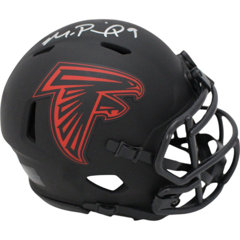 Michael Penix Autographed Atlanta Falcons Eclipse Mini Helmet Beckett 48011