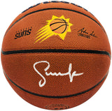 STEVE NASH AUTOGRAPHED COMPOSITE SUNS LOGO BASKETBALL BECKETT 233672