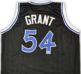 ORLANDO MAGIC HORACE GRANT AUTOGRAPHED BLACK JERSEY "4X CHAMPS" JSA 215708