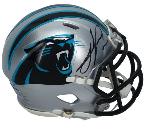 Julius Peppers Autographed Carolina Panthers Mini Speed Helmet Beckett