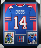 STEFON DIGGS (Bills blue TOWER) Signed Autographed Framed Jersey Beckett