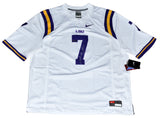 LEONARD FOURNETTE SIGNED LSU TIGERS #7 WHITE NIKE LIMITED JERSEY PANINI