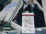 DON MAYNARD SIGNED AUTOGRAPHED NEW YORK JETS 16x20 PHOTO JSA W/ HOF 87